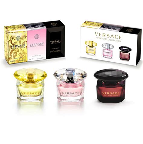 versace miniatur set for woman|versace mini 5ml set.